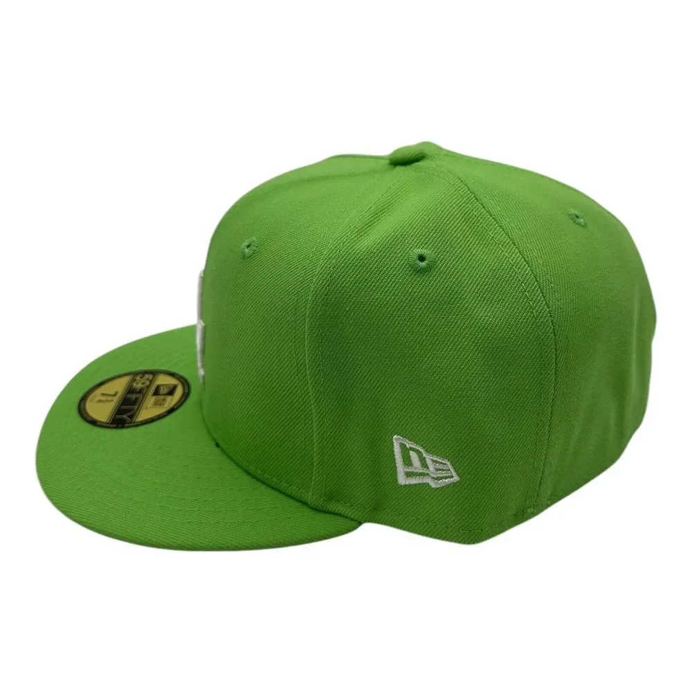 New Era 59Fifty Los Angeles Dodgers Hat Cap‎ 7 3/4 Lime Green 1980 All Star Game